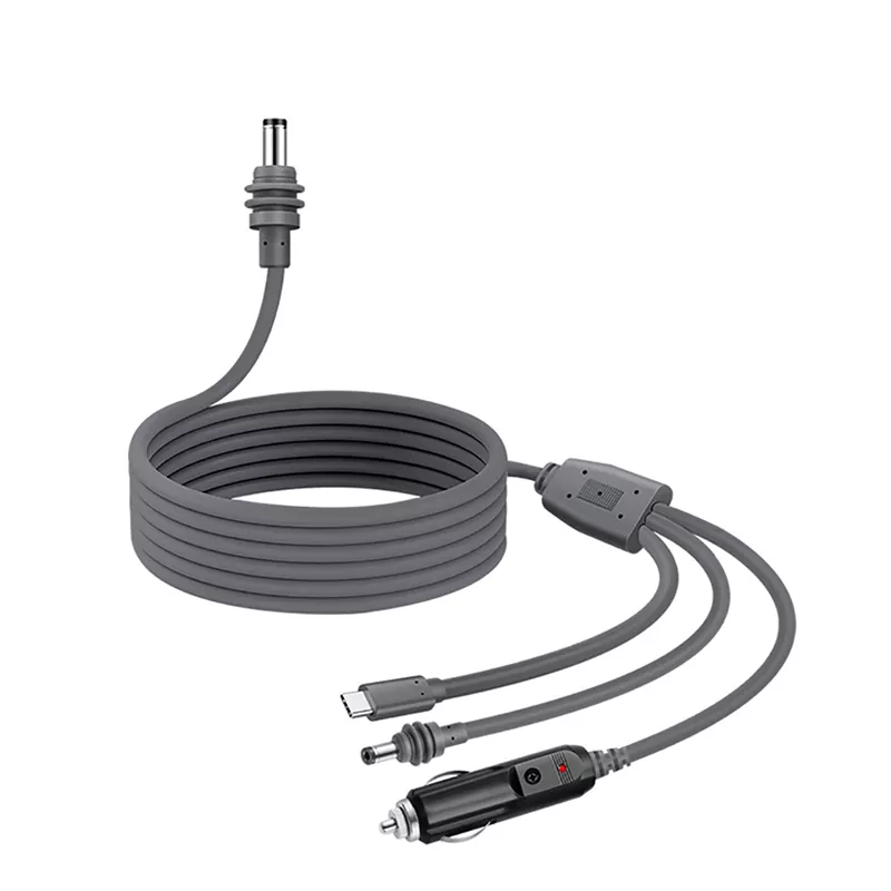 3-i-1 Starlink DC till USB-C billaddarkabel