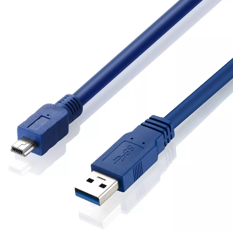 USB 3.0 A hane till mini B-kablar